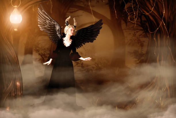 istock Beautiful Evil Queen in Fairytale Forest 1163913984