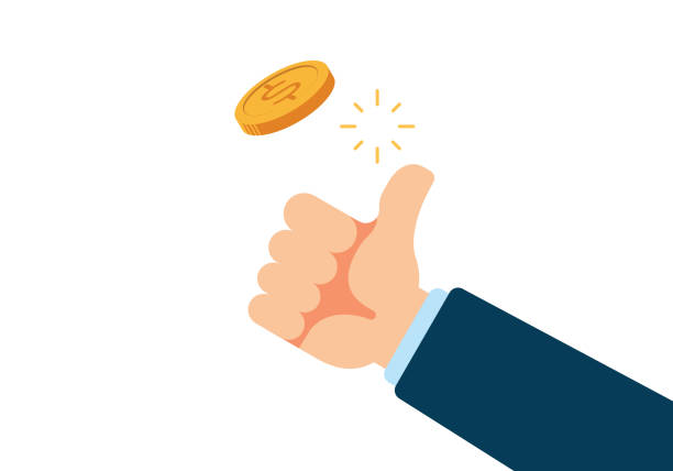 Coin Flip Stock Illustration - Download Image Now - Flipping A Coin, Coin,  Throwing - iStock