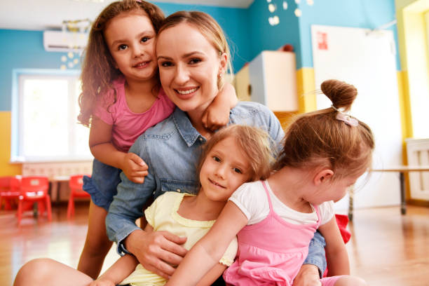 istock Day with friends in the preschool 1163918705