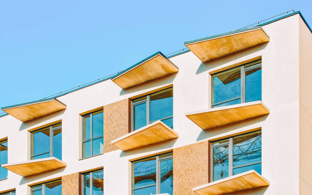 istock EU Windows of apartment residential building 1163919520