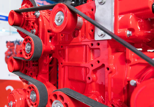 istock Truck Diesel Engine Close-up 1163919593