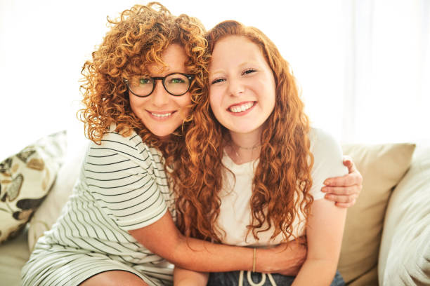 Life is so much sweeter with her around Portrait of a beautiful mother and daughter spending some quality time together at home israel photos stock pictures, royalty-free photos & images