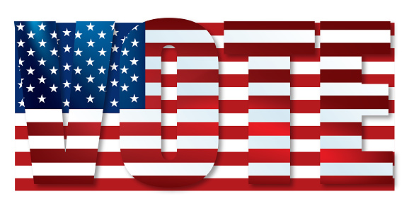 Voting USA Flag, Presidential Election, Republican, Democrat. Backgrounds