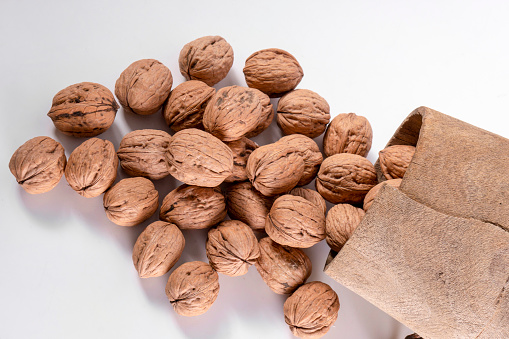 Studio shoots with walnuts