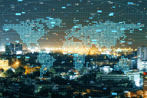 istock Global trade and market concept 1163931962