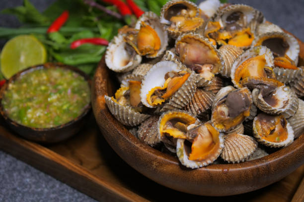 istock Scallop cockles with Seafood sauce 1163932000