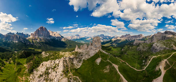 Cinque Torri in the Dolomites Italy