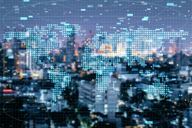 istock Global trade and stock concept 1163933296