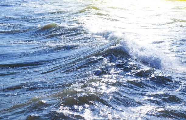 istock raging waves in the sea, storm 1163939766