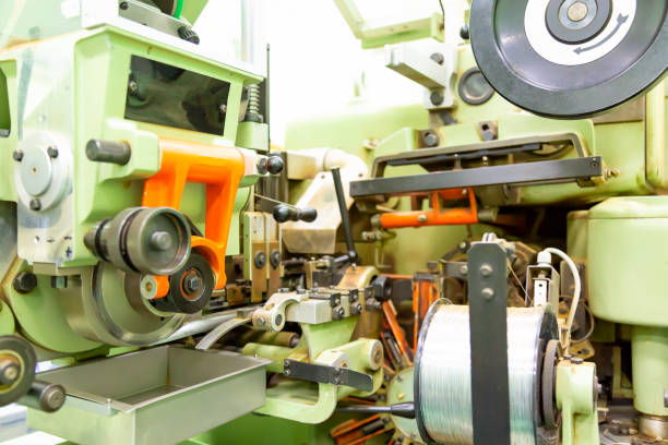 istock Factory and industrial concept. Technological equipment at factory 1163939870