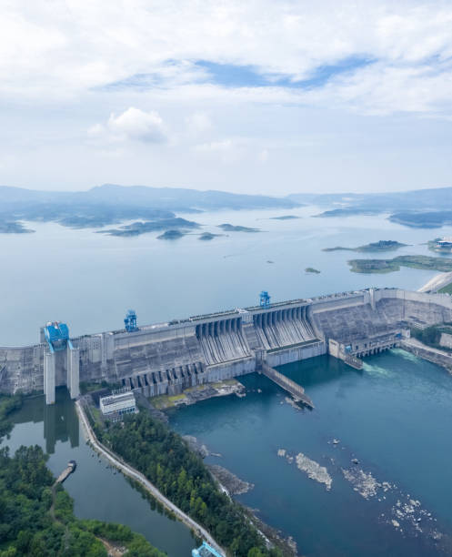 istock aerial view of danjiangkou hydroelectric 1163952709