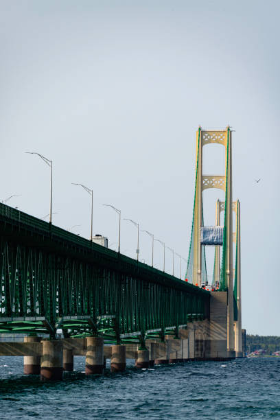 istock Mackinac Bridge in Michigan 1163954229