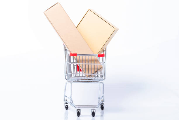 istock Filled shopping cart 1163956130
