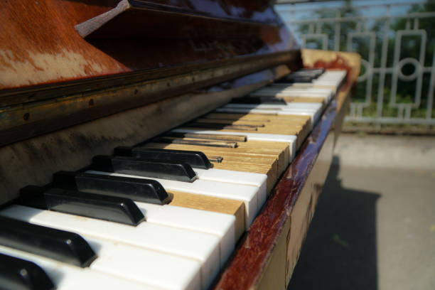 istock Close-Up Of Piano Keys 1163956748