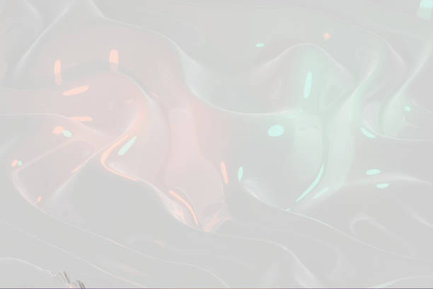istock Fluid abstract background  3d rendered illustration on soft color. white 1163963009