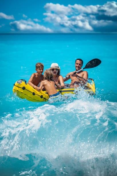 Kayaking Family