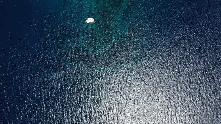 Aerial View of Zlatni Rat Beach, Bol, Croatia