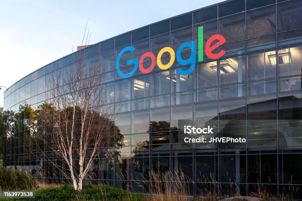 谷歌位於加州山景城的矽谷總部 照片檔及更多 Google - 品牌名稱 照片 - Google - 品牌名稱, 總部, 商標