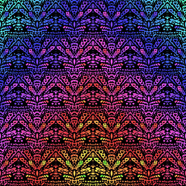 Colorful Kaleidoscope Seamless Pattern Abstract Shiva Mayan Mask Fun Holiday Background Colorful Kaleidoscope Seamless Pattern Abstract Shiva Mayan Mask Fun Holiday Background Computer Graphic Beautiful Fractal Fine Art kali statue stock pictures, royalty-free photos & images
