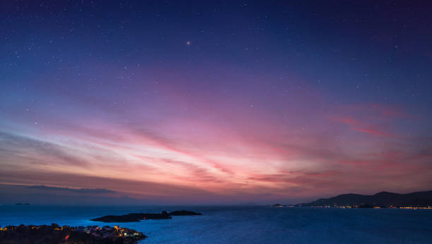 istock Trqnauil sunset at sea 1163976492