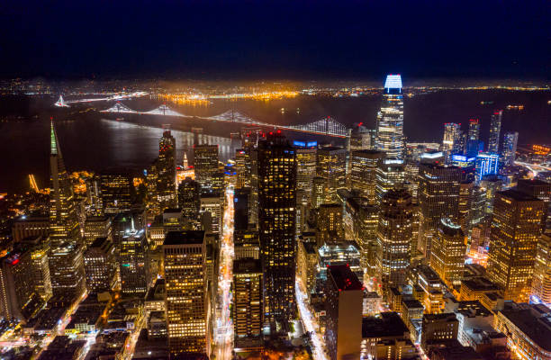 istock Aerial Downtown San Francisco at Twilight 1163979549