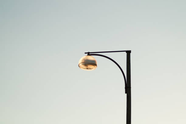 istock Street lamp post against the sky background 1163982264