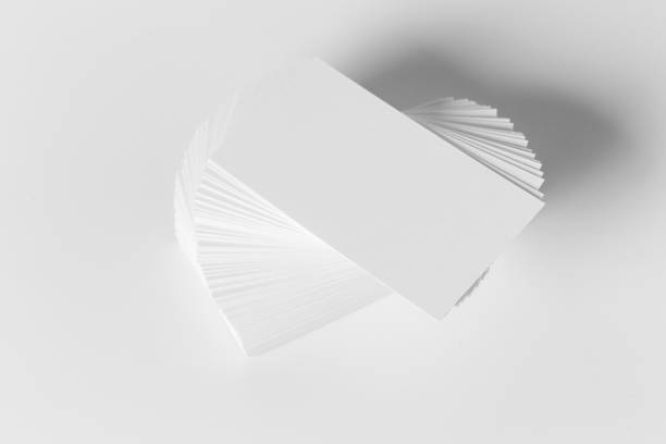 istock blank business cards on the white table 1163983830