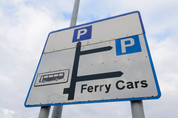 Close up of parking for health department clients only sign.