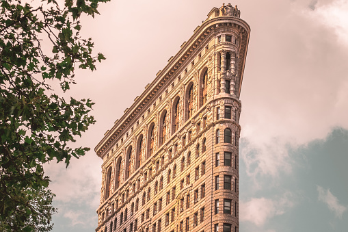 The Flatiron Building on a July afternoon. New York,NY