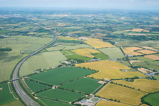 Green Ireland Aerial View