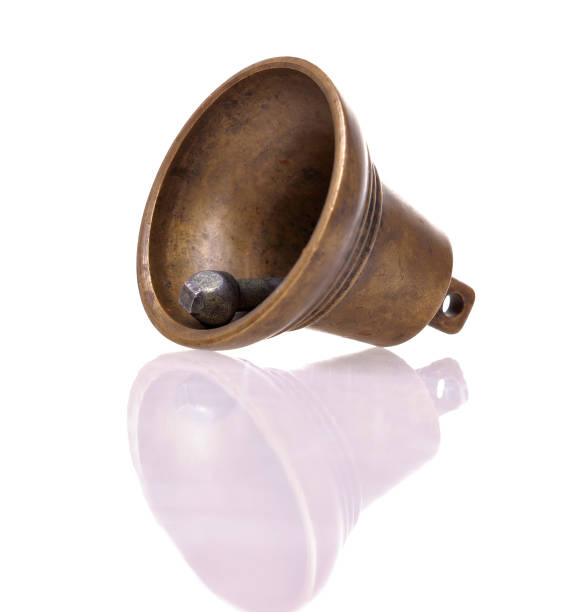 istock antique bronze bell isolated on white background 1163994172