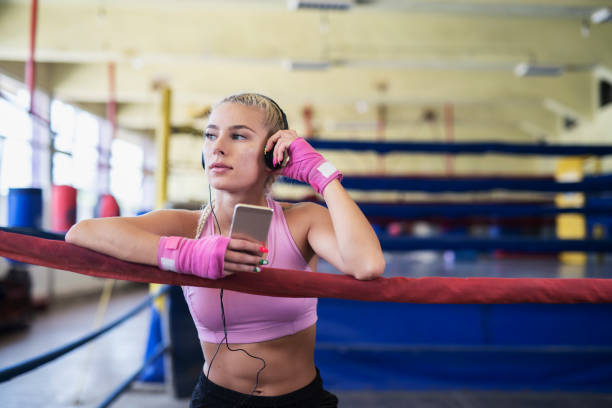 istock Woman listening music 1163995227