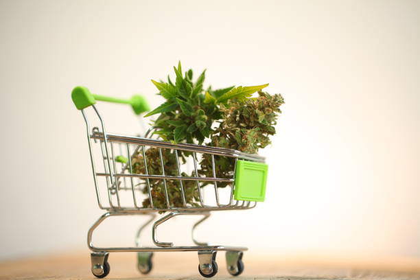istock supermarket trolley marijuana medical cannabis  cbd 1164001468
