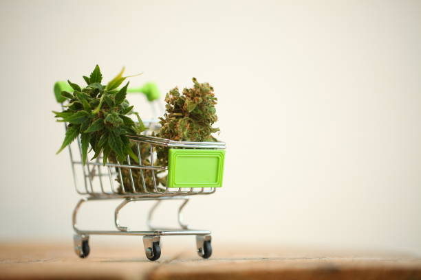 istock supermarket trolley marijuana medical cannabis  cbd 1164001475