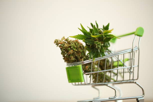 istock supermarket trolley marijuana medical cannabis  cbd 1164001479