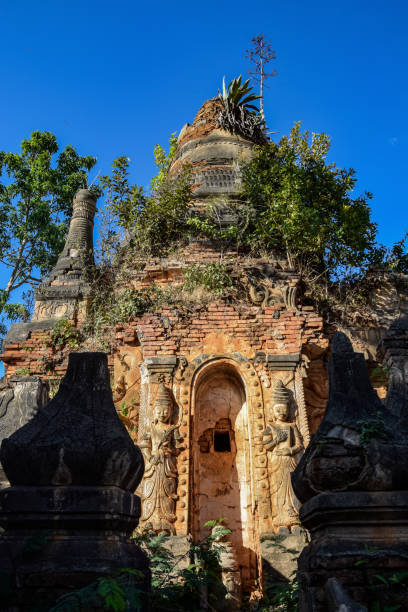 istock Shwe Indein Pagodas near Inle lake (Myanmar) 1164003996