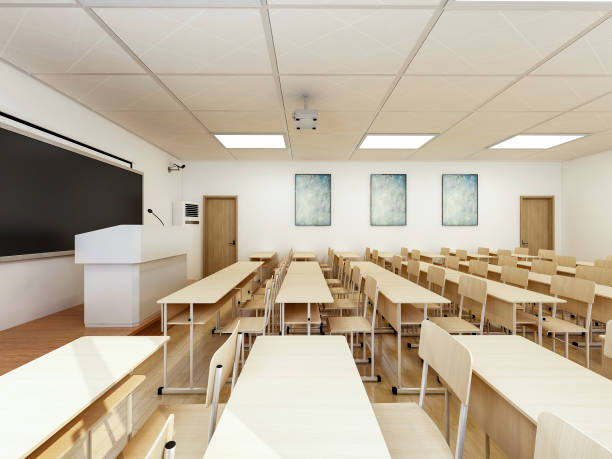 istock Design of Luxury Classrooms in Modern Schools 1164005154