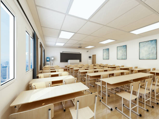 istock Design of Luxury Classrooms in Modern Schools 1164005161