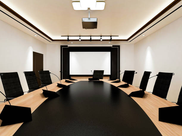 istock Modern company conference room design 1164005580