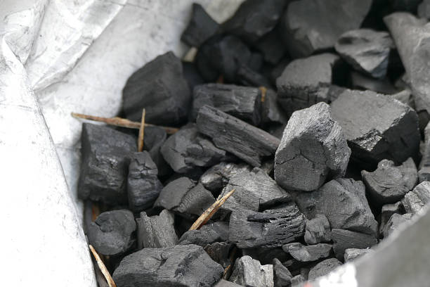 istock charcoal, important charcoal for burning brazier, 1164014715