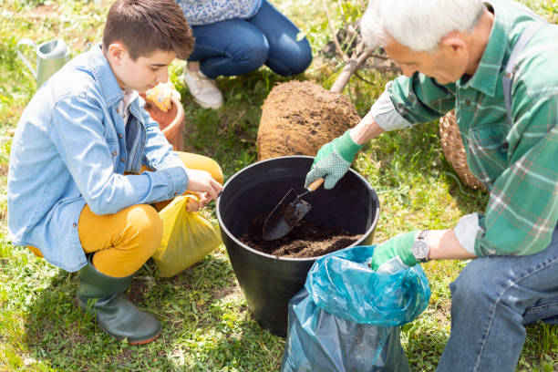 istock Family gardening together 1164020746