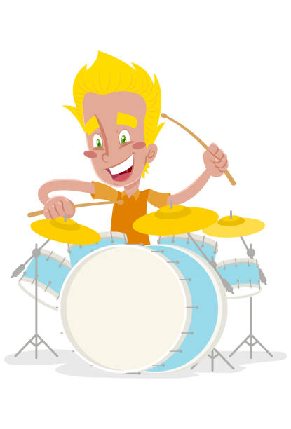 ilustraciones, imágenes clip art, dibujos animados e iconos de stock de top chicos banda musical - adulation little boys group of people teenage girls