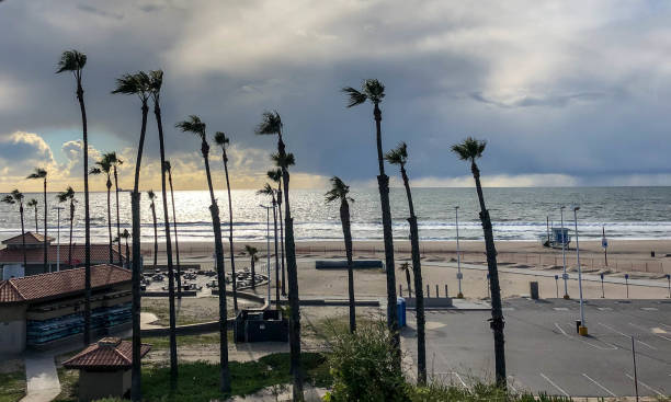 istock Stormy skies make for interesting sunset in Playa del Rey, CA 1164025395