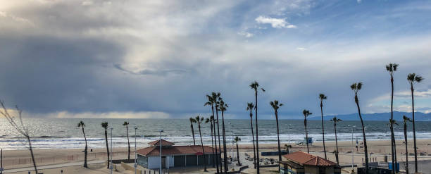 istock Stormy skies make for interesting sunset in Playa del Rey, CA 1164025476