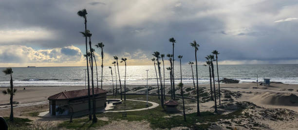 istock Stormy skies make for interesting sunset in Playa del Rey, CA 1164025488