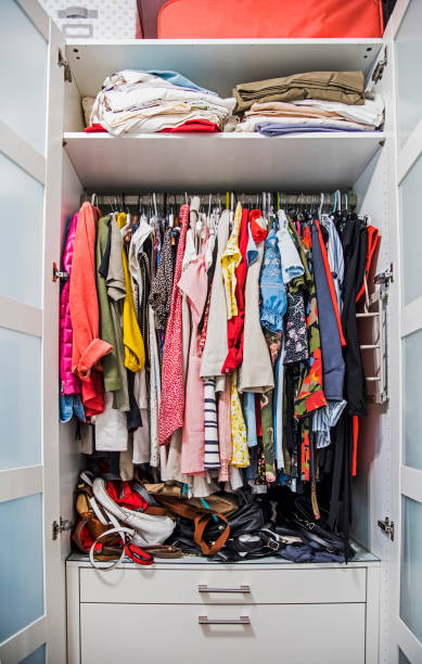 istock Wardrobe Full Of Clothes 1164028168