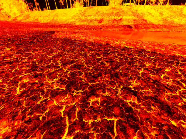 istock The surface of the lava. background 1164040534