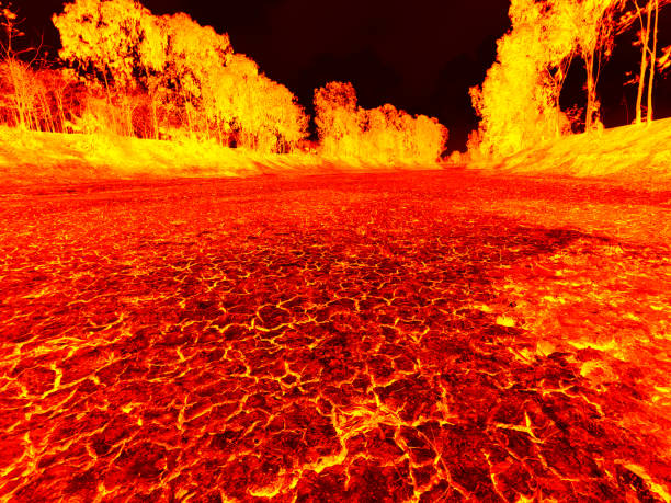 istock The surface of the lava. background 1164041281