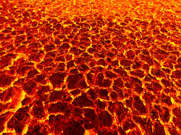 istock The surface of the lava. background 1164042348