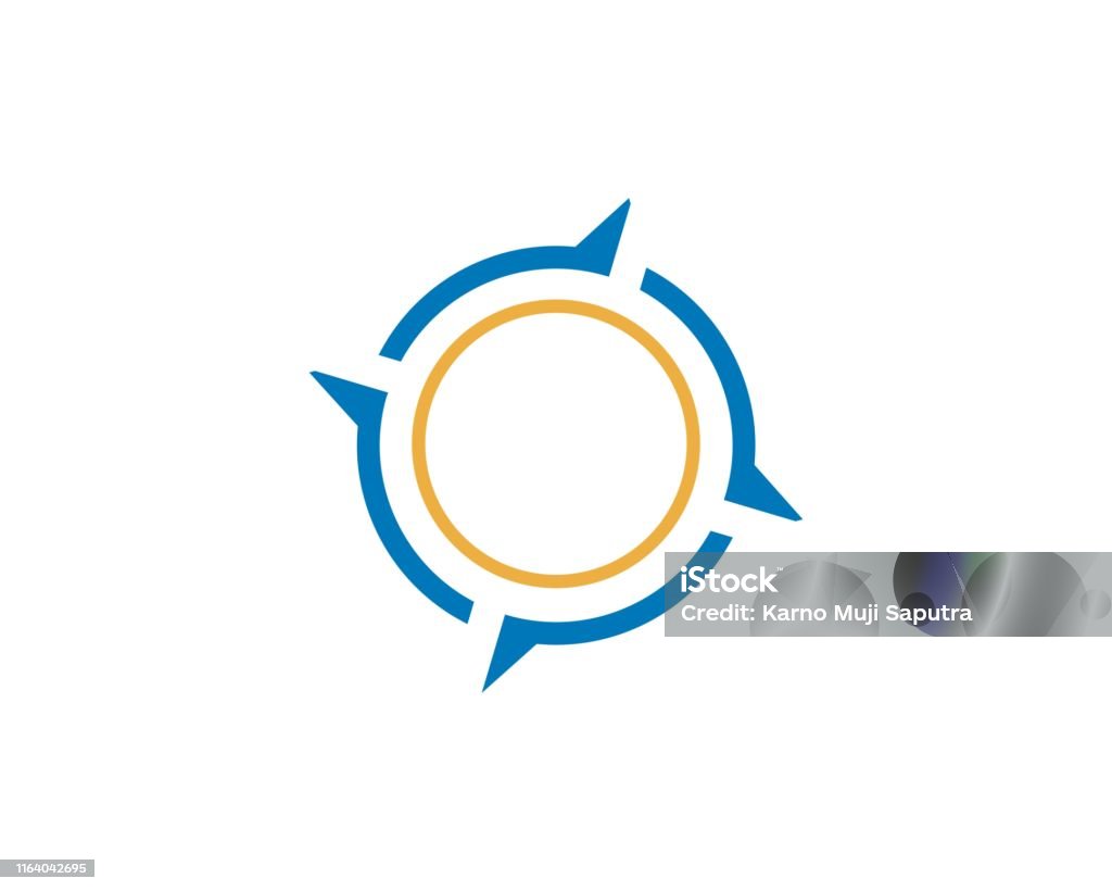 Abstract Compass Sign Abstract Compass Vector Stock Illustration - Download Image Now ...